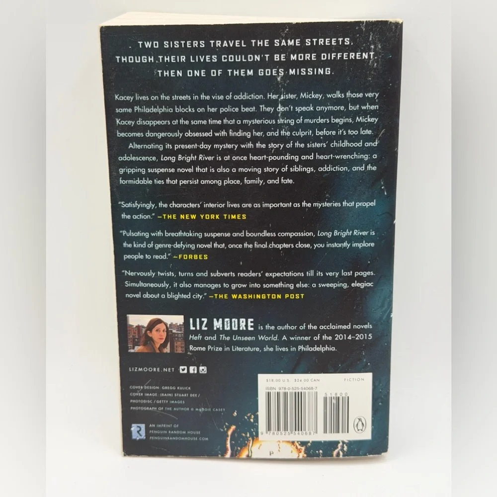 Long Bright River A Novel by Liz Moore (Paperback, 2020) 8th Printing